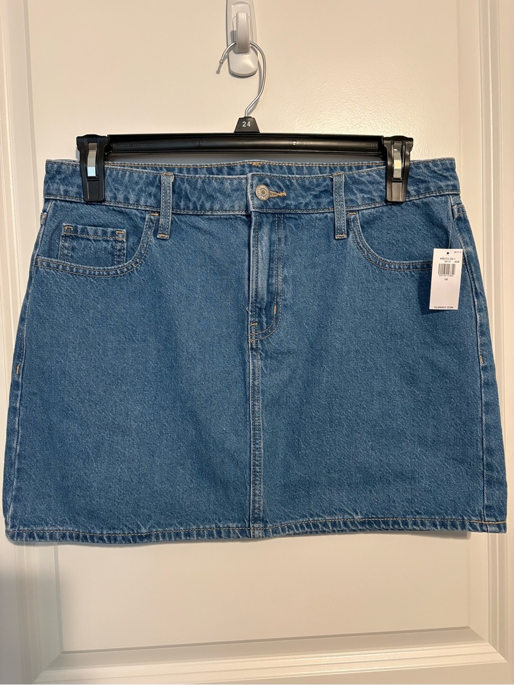 Old Navy Blue Denim Mini Skirt - Classic A-Line